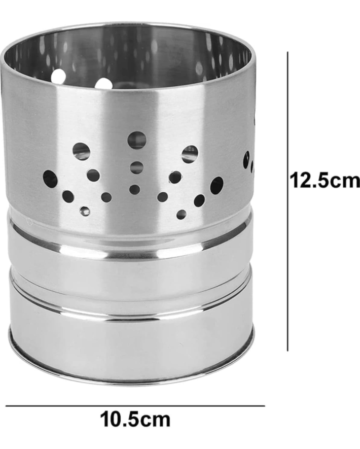 Single Stainless Steel Spoon Stand & Kitchen Cutlery Storage Holder