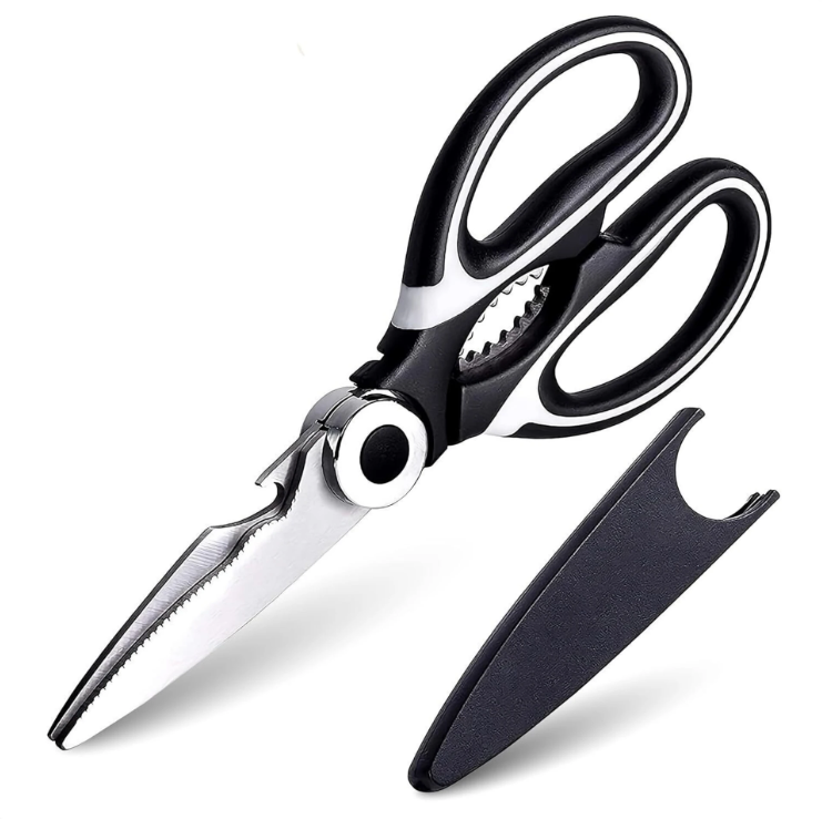 Multipurpose Stainless Steel Kitchen Scissors with Cover
