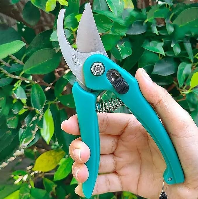 Heavy-Duty Garden Hand Pruner & Plant Cutter Tool
