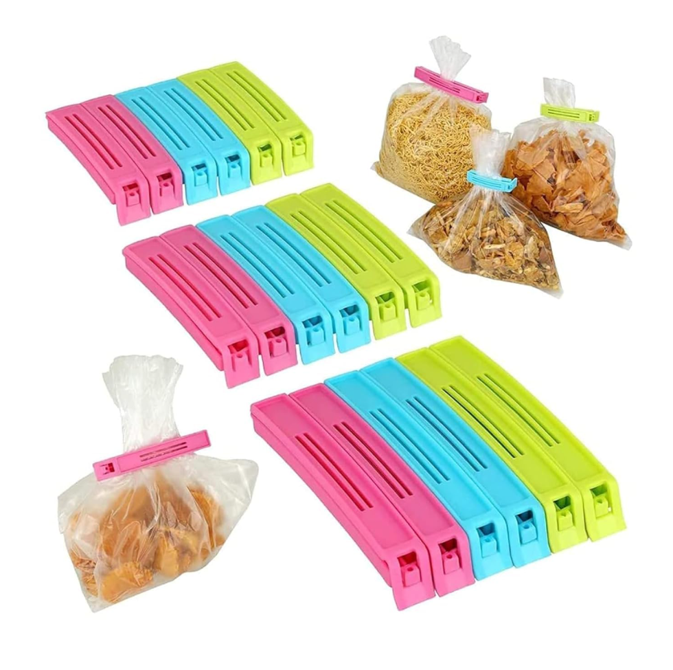 Multipurpose Food Bag Sealer Clips for Kitchen Storage