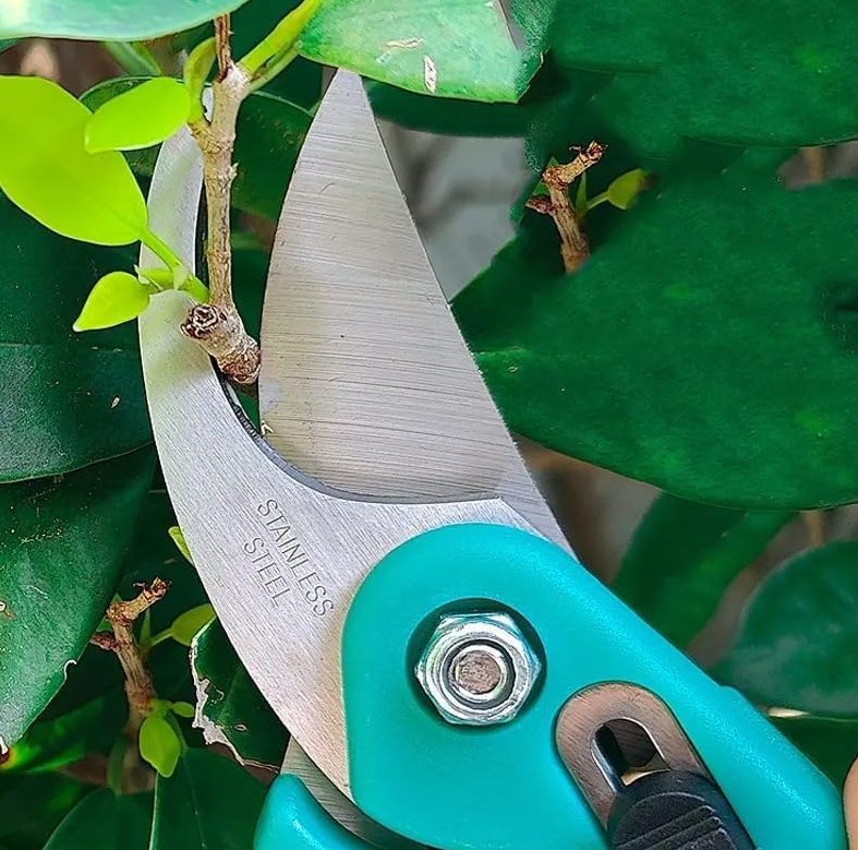 Heavy-Duty Garden Hand Pruner & Plant Cutter Tool