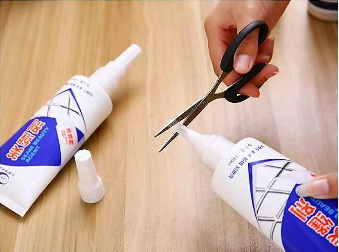 Waterproof White Tile Gap Filler & Crack Sealant (180ml)