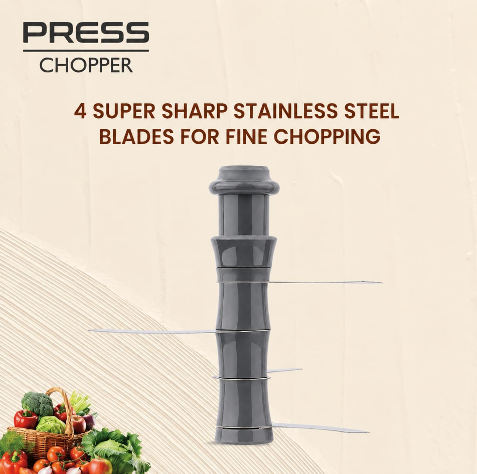 Premium 800ml Handy Chopper – Manual String Mixer for Salads & Veggies