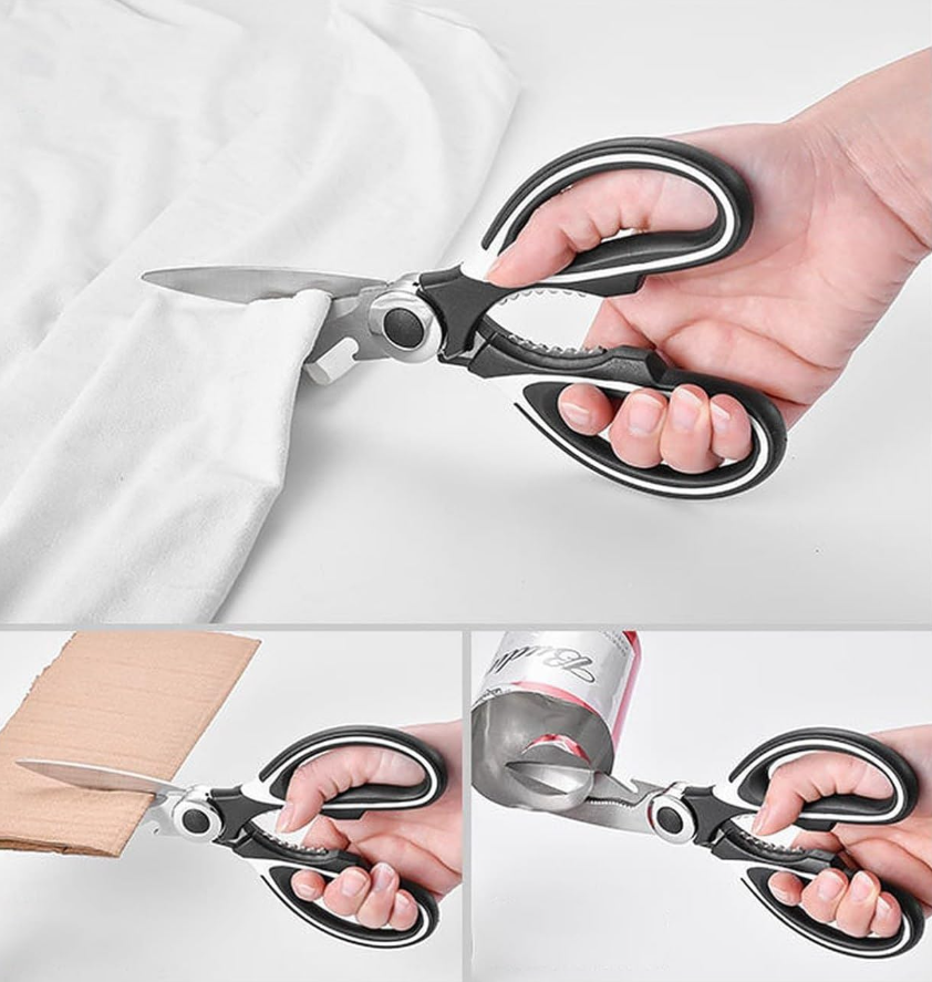 Multipurpose Stainless Steel Kitchen Scissors with Cover