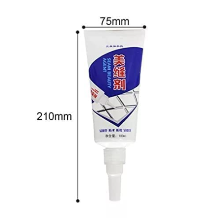 Waterproof White Tile Gap Filler & Crack Sealant (180ml)