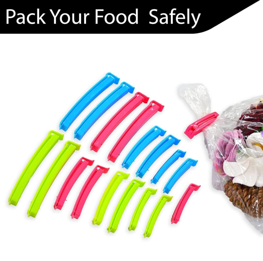 Multipurpose Food Bag Sealer Clips for Kitchen Storage