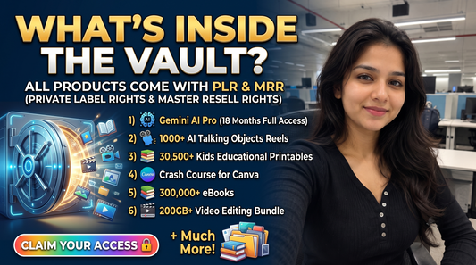 The 500,000+ Digital Asset Mega Bundle (Full PLR & MRR)